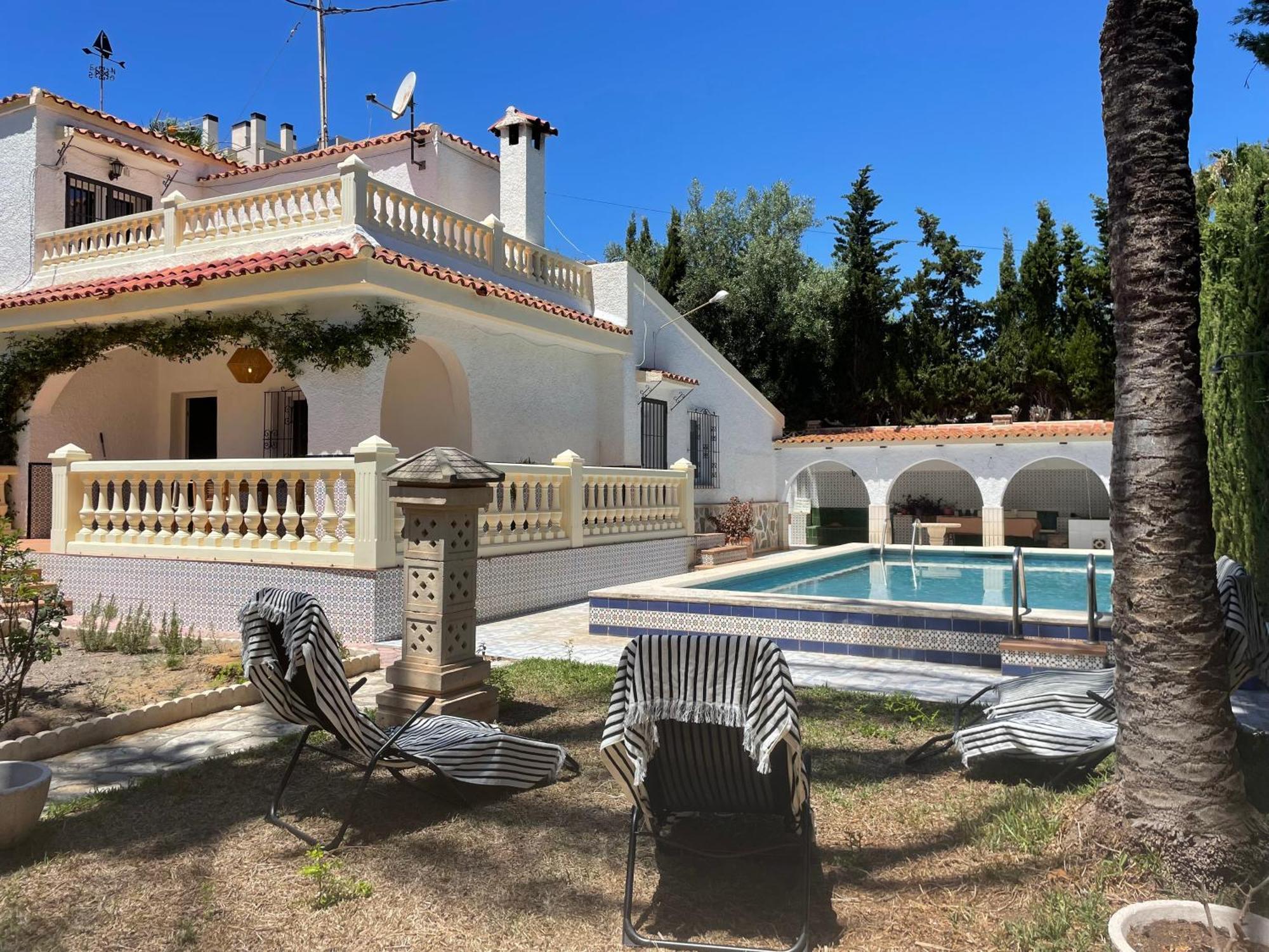 Villa Con Piscina A 5 Min A Pie De La Playa Y Pau5 엘 캄펠로 외부 사진