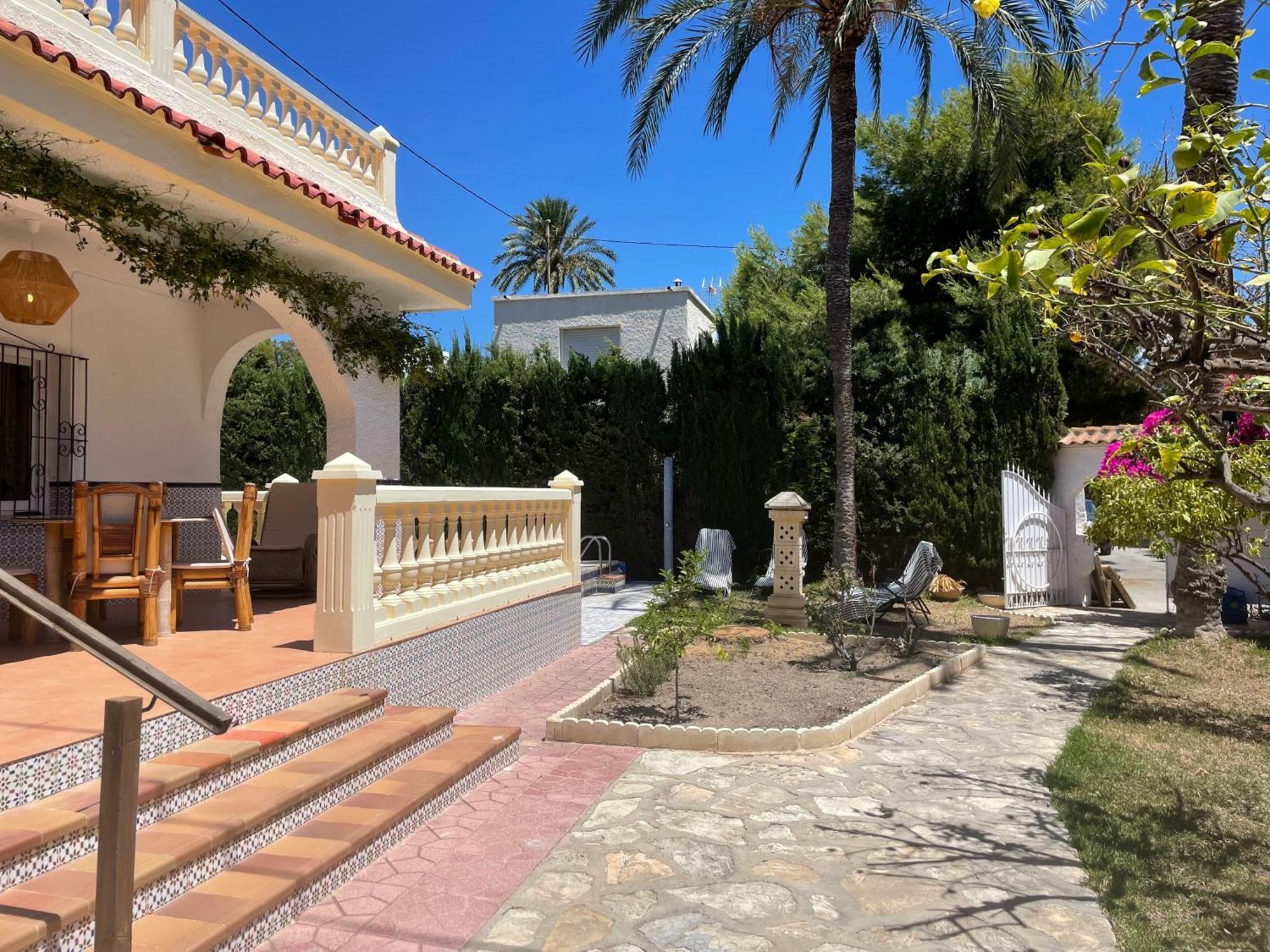 Villa Con Piscina A 5 Min A Pie De La Playa Y Pau5 엘 캄펠로 외부 사진