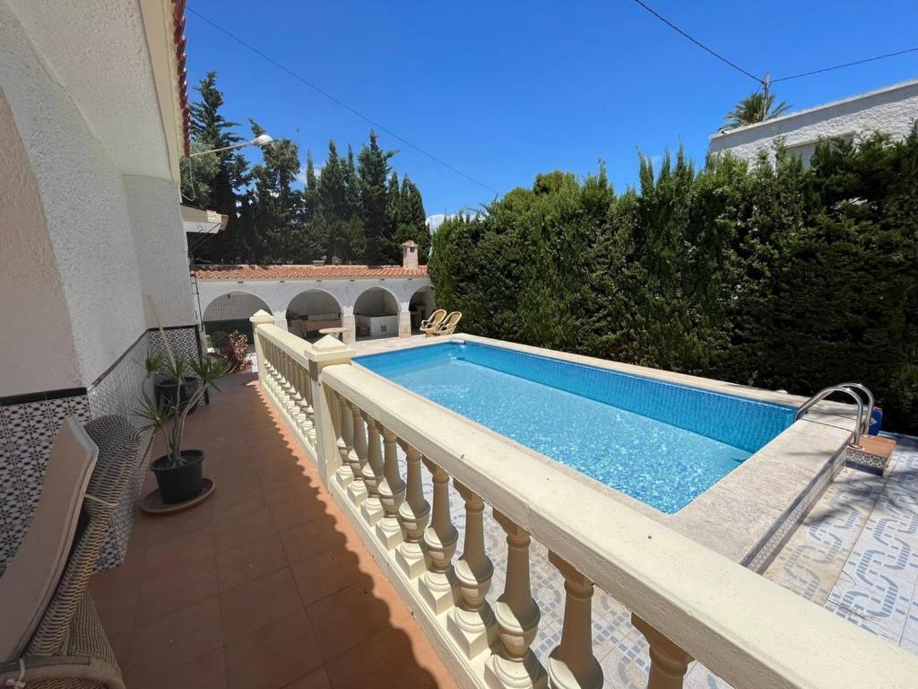 Villa Con Piscina A 5 Min A Pie De La Playa Y Pau5 엘 캄펠로 외부 사진