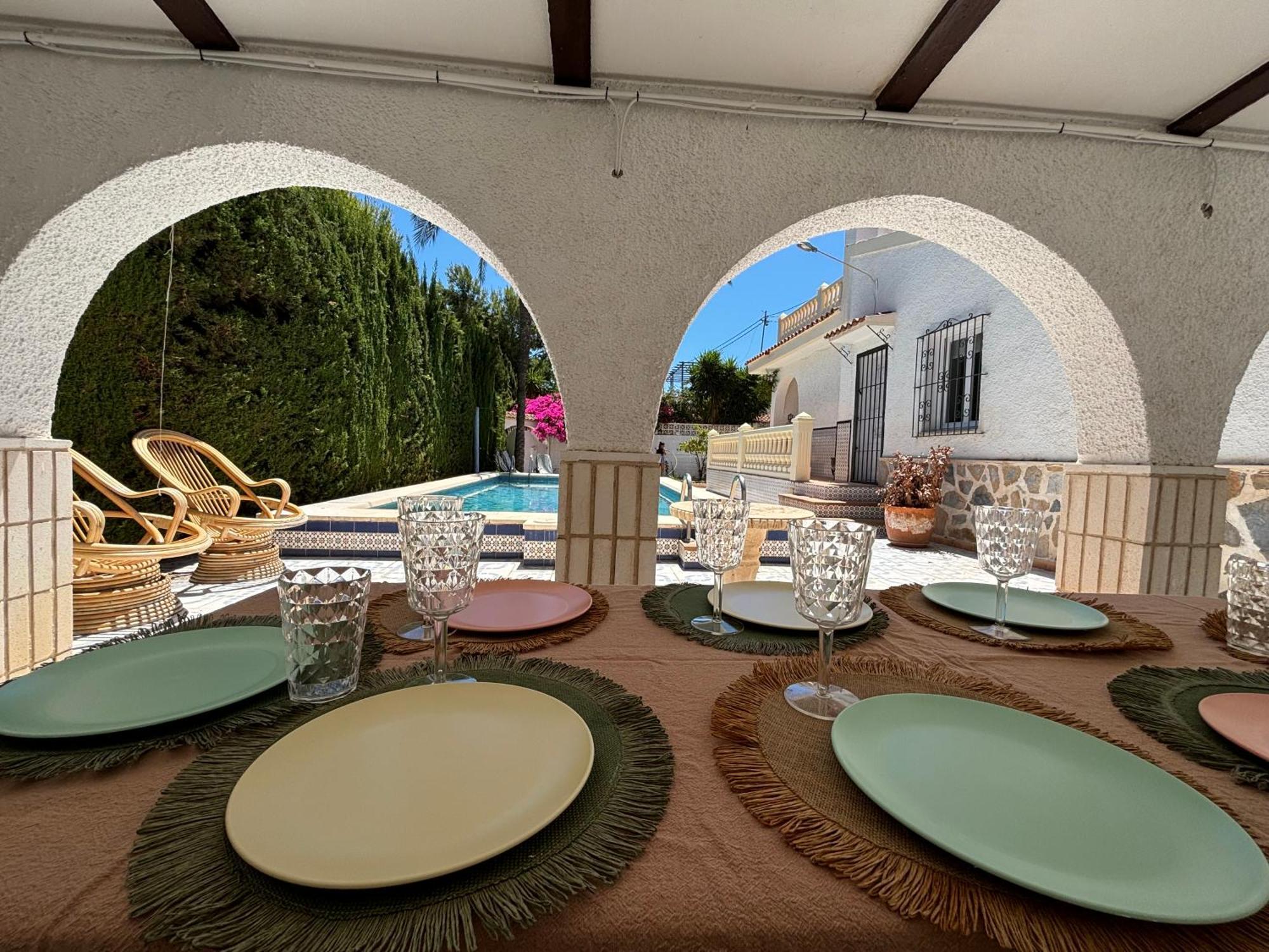 Villa Con Piscina A 5 Min A Pie De La Playa Y Pau5 엘 캄펠로 외부 사진
